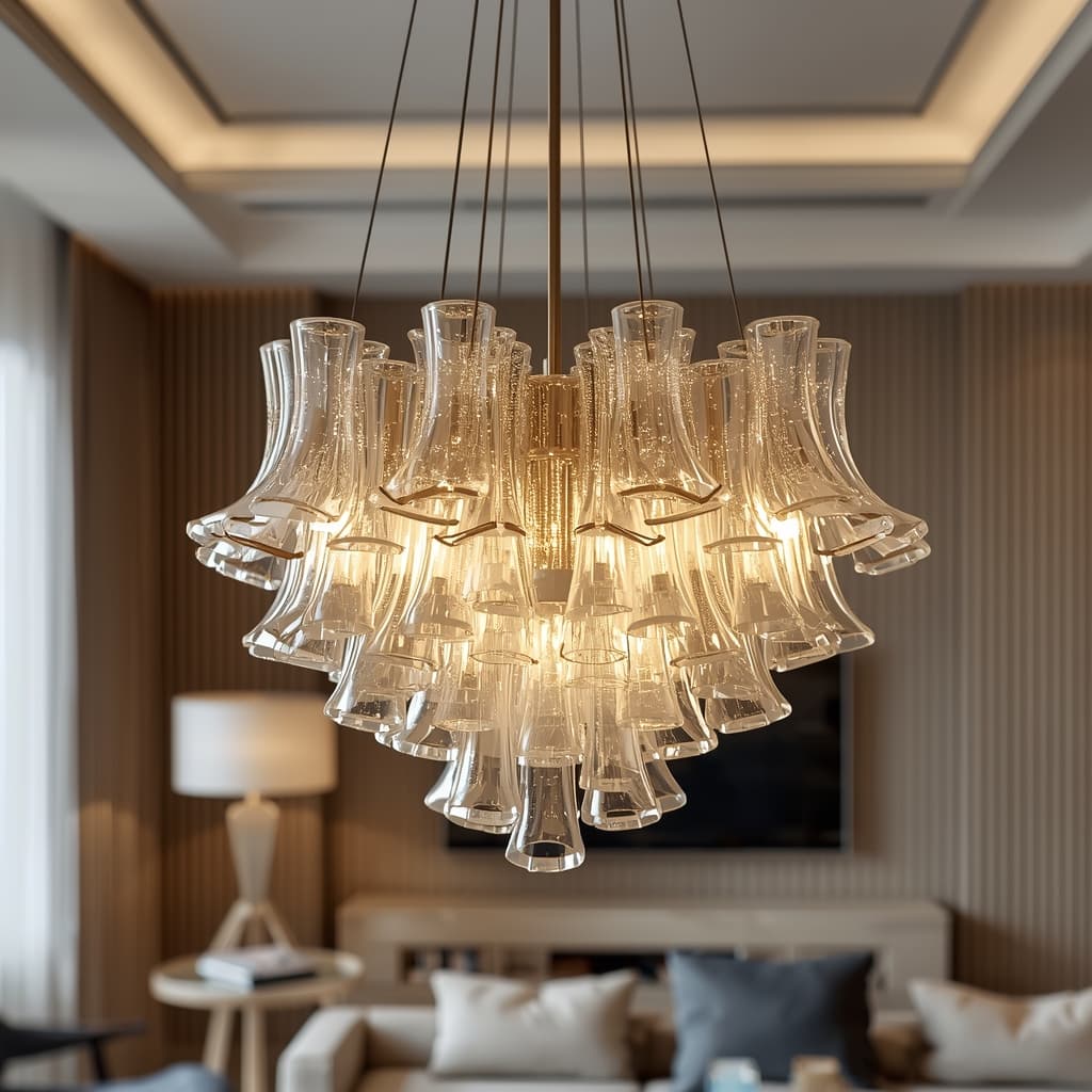 Danish Designer Jelly Chandelier - Luxury Modern Pendant Lamp