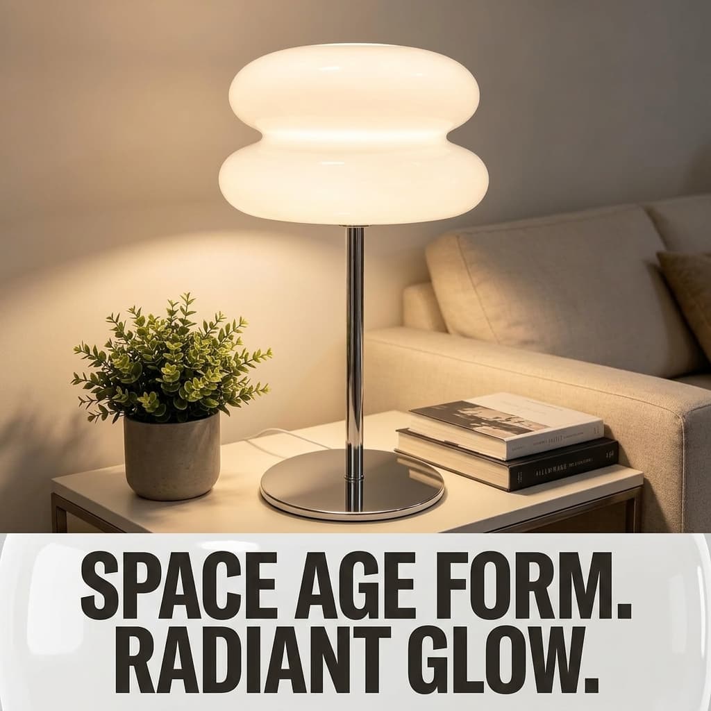 xiaojuande Retro Egg Tart Mushroom Lamp