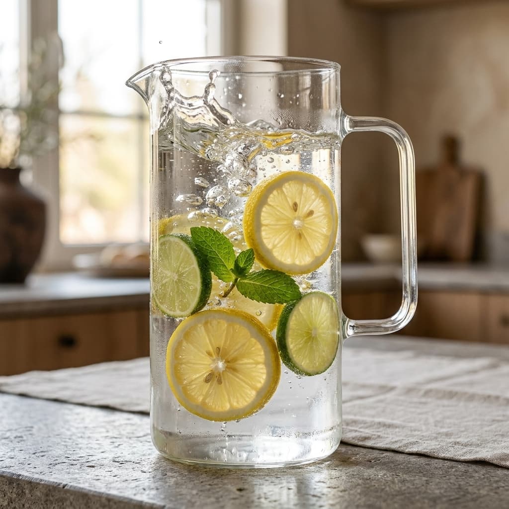 Simax Glass Pitcher 64 Ounce Borosilicate Glass