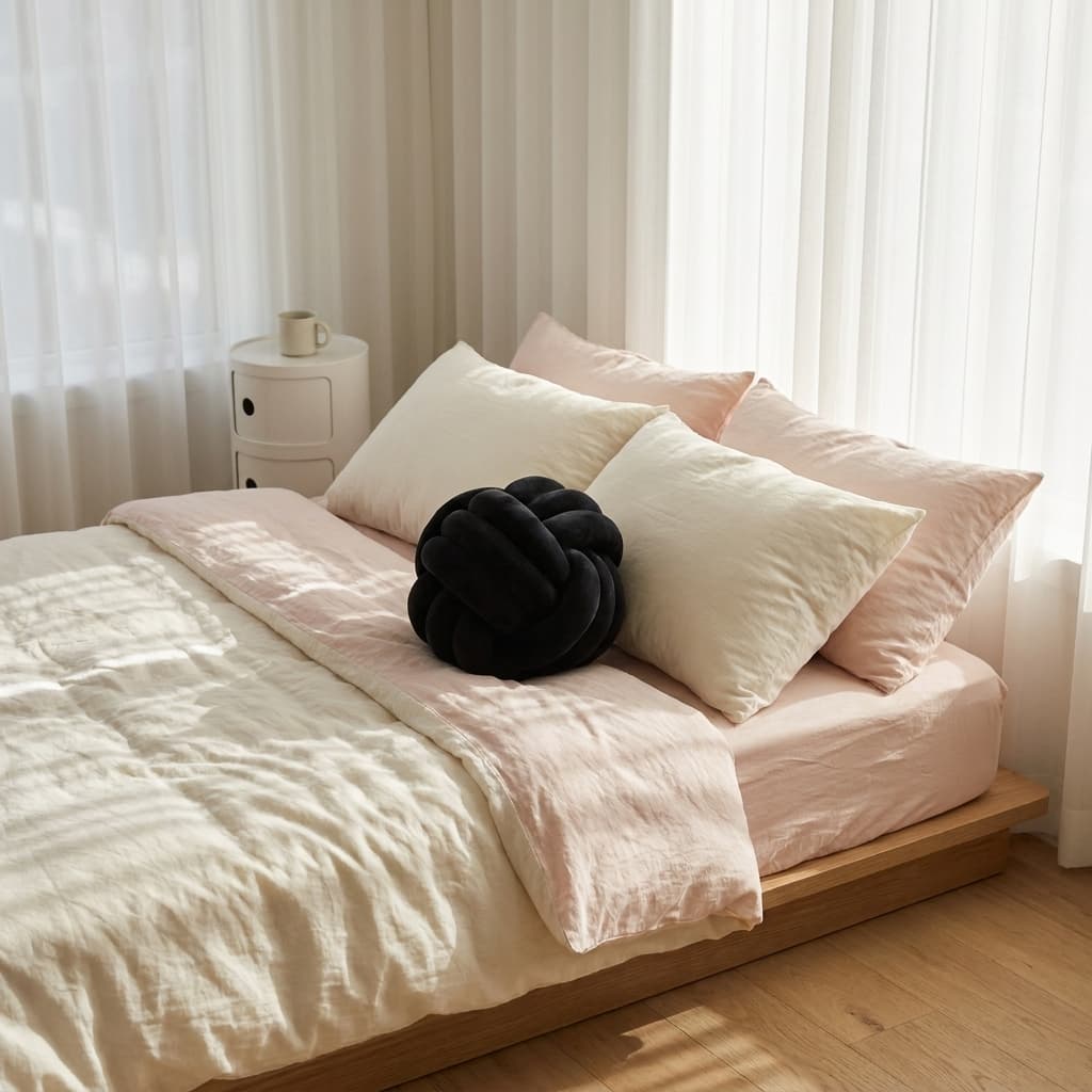 Sioloc Soft Knot Ball Decorative Throw Pillow