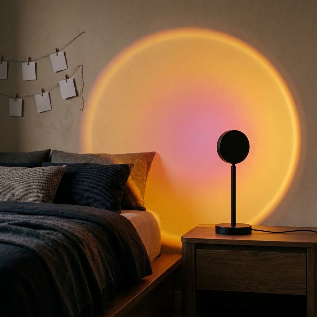 Tsrarey Sunset Lamp Projection Light (21+ Colors & App Control)